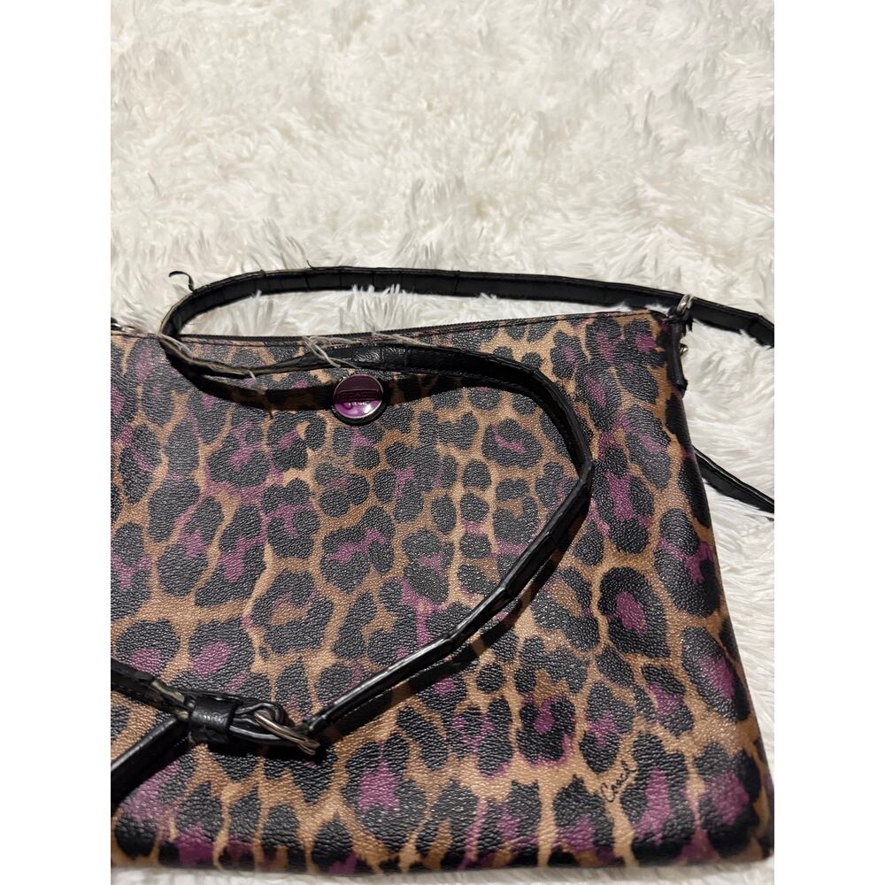 Coach Leopard Print Clutch/Crossbody - Picture 6 of 6
